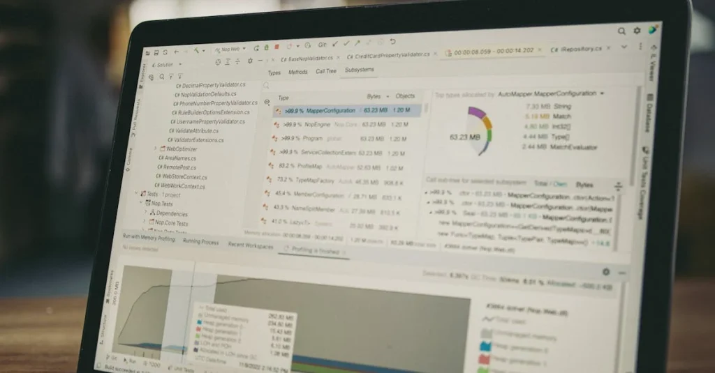 Laptop displaying data analytics dashboard with charts and graphs showcasing best data analytics tools interface.