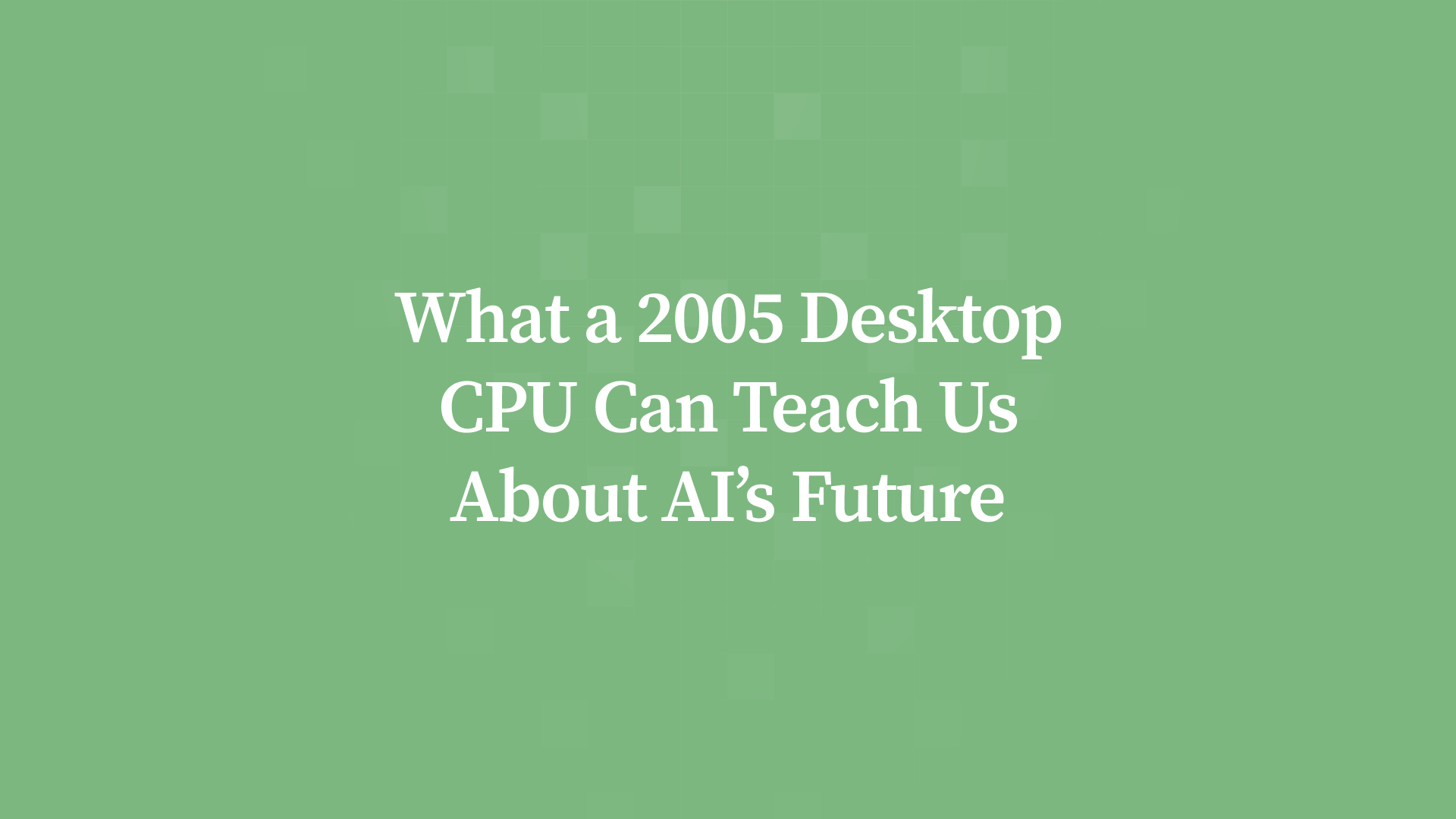 Comparison of CPU innovation and AI scaling: from stalled clock speeds and multi-core breakthroughs to today's AI frontier, with Zenlytic's Zoë ensuring consistent, trustworthy data analytics.